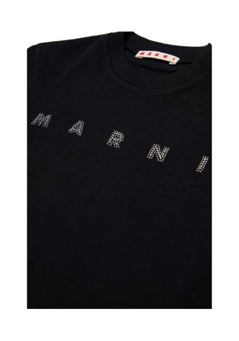T-shirt con logo MARNI KIDS | M01968 M00SG0M900
